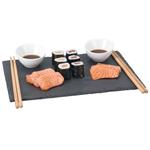 EXCELLENT Sushi set porcelán/břidlice/bambus sada 7ks KO-210000100