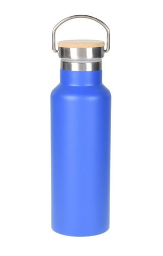 Excelletn Houseware Dvojstenná termoska s rukoväťou modrá, 0,5 l