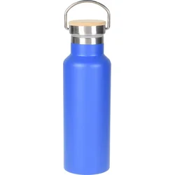 Excelletn Houseware Termoska dvoustěnná s rukojetí modrá, 0,5 l
