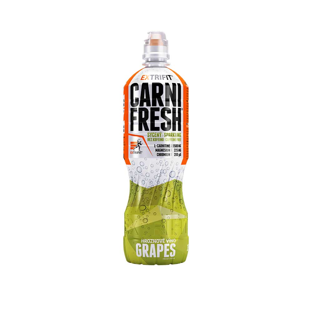 Extrifit Carnifresh Sparkling Caffeine free 850 ml - hroznové víno