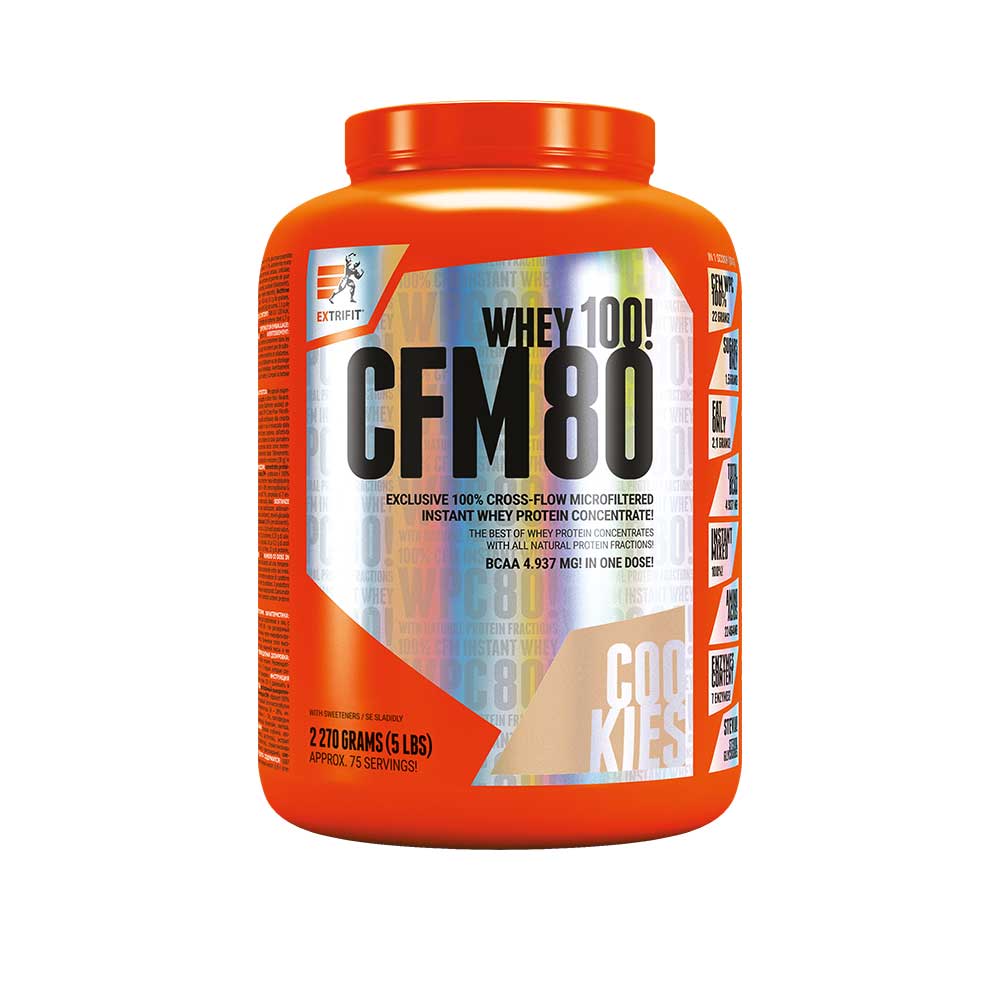 Extrifit CFM Instant Whey 80 2270 g - cookies