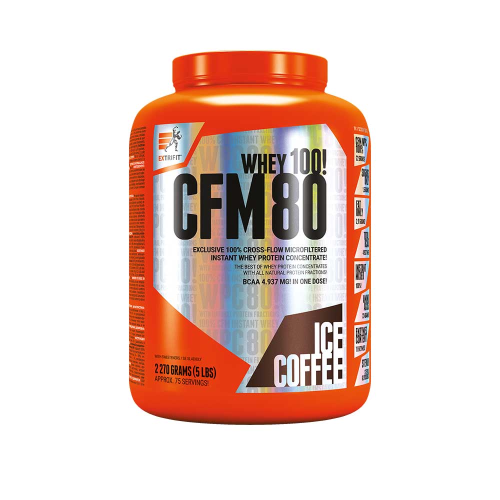 Extrifit CFM Instant Whey 80 2270 g - ľadová káva