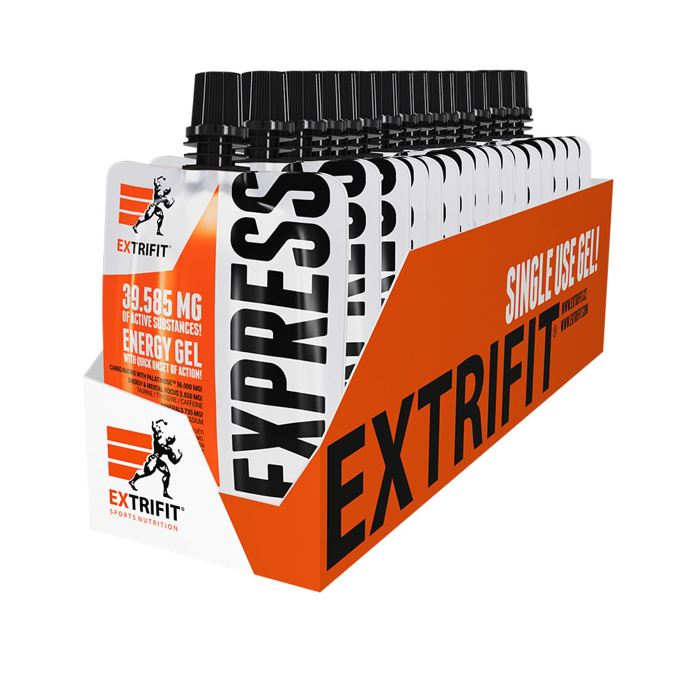 Extrifit Express Energy Gel 16 x 80 g - višeň