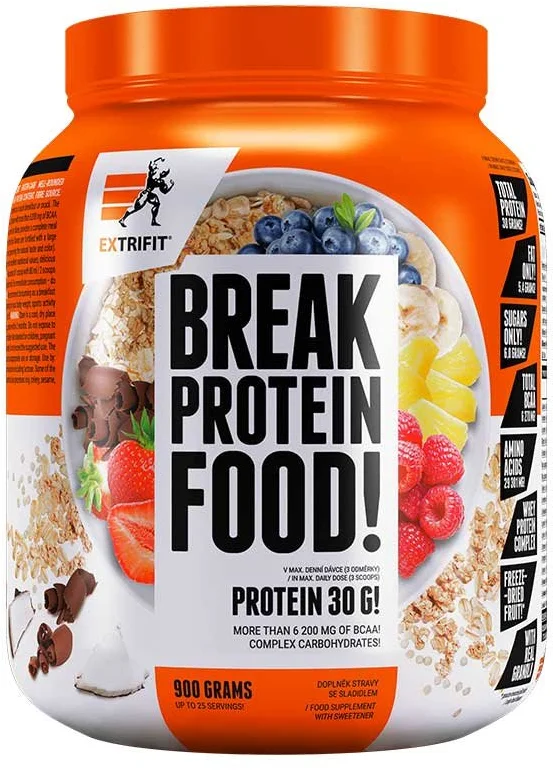 Extrifit Protein Break! 900 g - jahoda