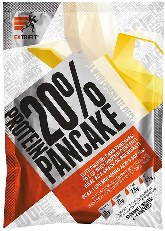 Extrifit Protein Pancake 20 % 10 x 50 g - banán/čokoláda