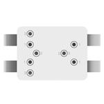 EZVIZ držák kamery s baterií/ průměr sloupku 67–127 mm/ bílý