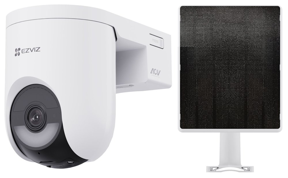 EZVIZ IP kamera HB8C Lite 4MP kit/ PTZ/ Wi-Fi/ 4Mpix/ IP65 ochrana/ 4mm objektív/ H.265/ IR do 15m + 5W solárny panel