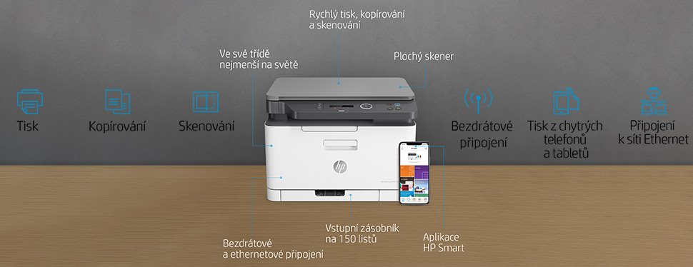 Farebný laser HP 178nw (4ZB96A)