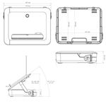 Fellowes BREYTA Puzdro a podložka pod notebook čierna