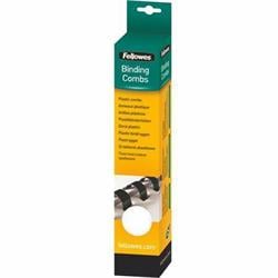 Fellowes Hřbet, plastový, bílý, 8 mm, 21-40 listů