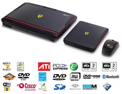 Ferrari 1005WTMi 12,1"Turion TL60/2GB/160GB/ext.DVD±RW/WL/BT+VoIP/CAM/Vista Ulti