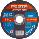 Festa Kotouč na kov řezný O 125 x 1,0 x 22,2 mm