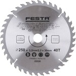 Festa Kotouč pilový do dřeva TCT, O 250 x 3,2 x 30 mm, 40 zubů