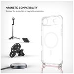FIXED MagPure puzdro na krk s ružovou šnúrkou pre Apple iPhone Air