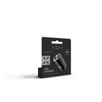 FIXED nabíjačka do auta s výstupom 2xUSB-C v miniatúrnom vyhotovení, podpora PD, 30 W, čierna