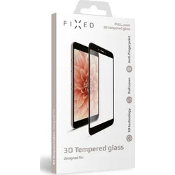 Fixed Ochranné tvrzené sklo 3D Full-Cover pro Apple iPhone 7/8/SE (2020), černé