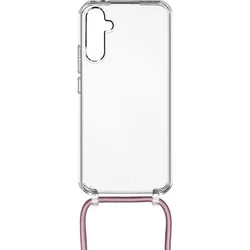 FIXED Pure Neck case s ružovou šnúrkou pre Samsung Galaxy A34 5G
