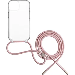 FIXED Pure Neck puzdro s ružovou šnúrkou pre Apple iPhone 15 Plus