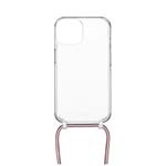 FIXED Pure Neck puzdro s ružovou šnúrkou pre Apple iPhone 15 Pro Max