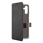 FIXED Tematické puzdro typu kniha pre Samsung Galaxy A04s, čierne