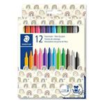 Fixy STAEDTLER "Pattern Mix", mix vzorov, 12 farieb, umývateľné 325 PMC12
