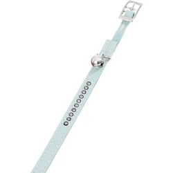 Flamingo Obojek pro psy ALP s rolničkou Monte Carlo modrý 30x1cm