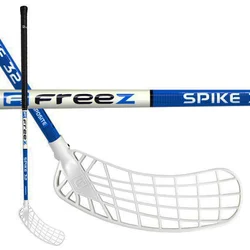 Florbalová hůl Freez SPIKE 32 BLUE 95 cm modrá pravá
