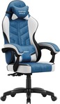 Force 2.7 Blue velour gaming chair