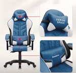 Force 2.7 Blue velour gaming chair