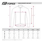 FORCE bunda WINDPRO fluo-black veľkosť 3XL
