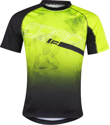 Force dres MTB CORE fluo-černý vel.S