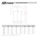 Force dres MTB CORE šedo-modrý vel.XL