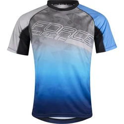 Force dres MTB CORE šedo-modrý vel.XS