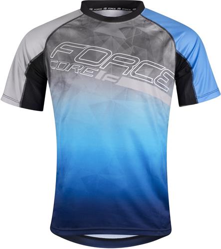 Force dres MTB CORE sivomodrý veľkosť XS