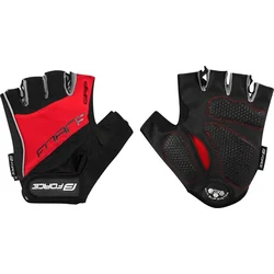 FORCE GRIP Gel, letné rukavice červené veľkosť XL