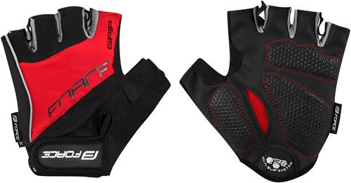 FORCE GRIP Gel, letní rukavice červené vel.XL