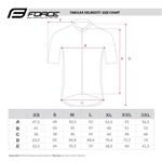 Force jersey SHINE black veľkosť L