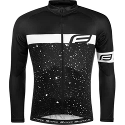 Force jersey SPRAY čierno-biely veľkosť M