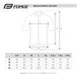 Force jersey SPRAY modro-oranžový veľkosť 3XL