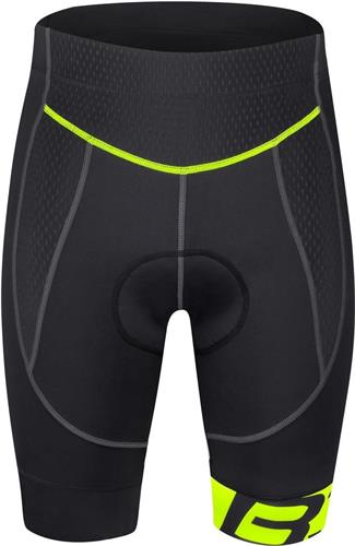 FORCE kraťasy do pasu s vložkou B30, černo-fluo vel.4XL
