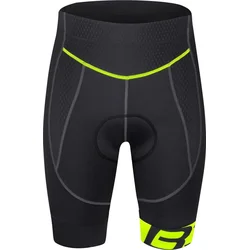 FORCE kraťasy do pasu s vložkou B30, černo-fluo vel.4XL