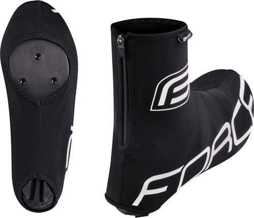 FORCE LYCRA TERMO ROAD návleky na tretry, černé vel.S-M