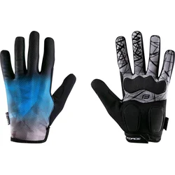 FORCE MTB CORE letné rukavice, modré veľkosť S