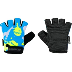 FORCE PLANETS KID, modro-fluo rukavice vel.S