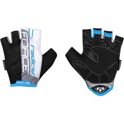FORCE RADICAL, letné rukavice čierno-bielo-modré veľkosť XL