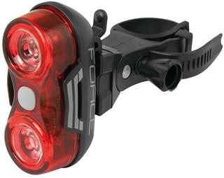 FORCE světlo zadní OPTIC - 2 diody + baterie