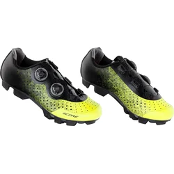 FORCE tretry MTB SCORE, fluo-černé vel.35