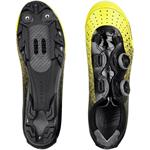 FORCE tretry MTB SCORE, fluo-černé vel.44