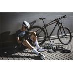 FORCE tretry MTB WARRIOR CARBON, bílé vel.42