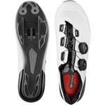 FORCE tretry MTB WARRIOR CARBON, bílé vel.45